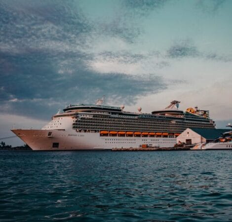 A photo of a Royal Caribbean cruise ship