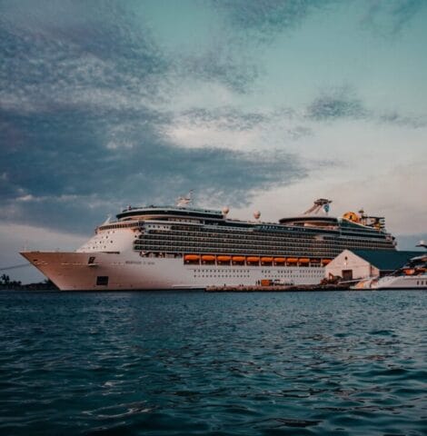 A photo of a Royal Caribbean cruise ship